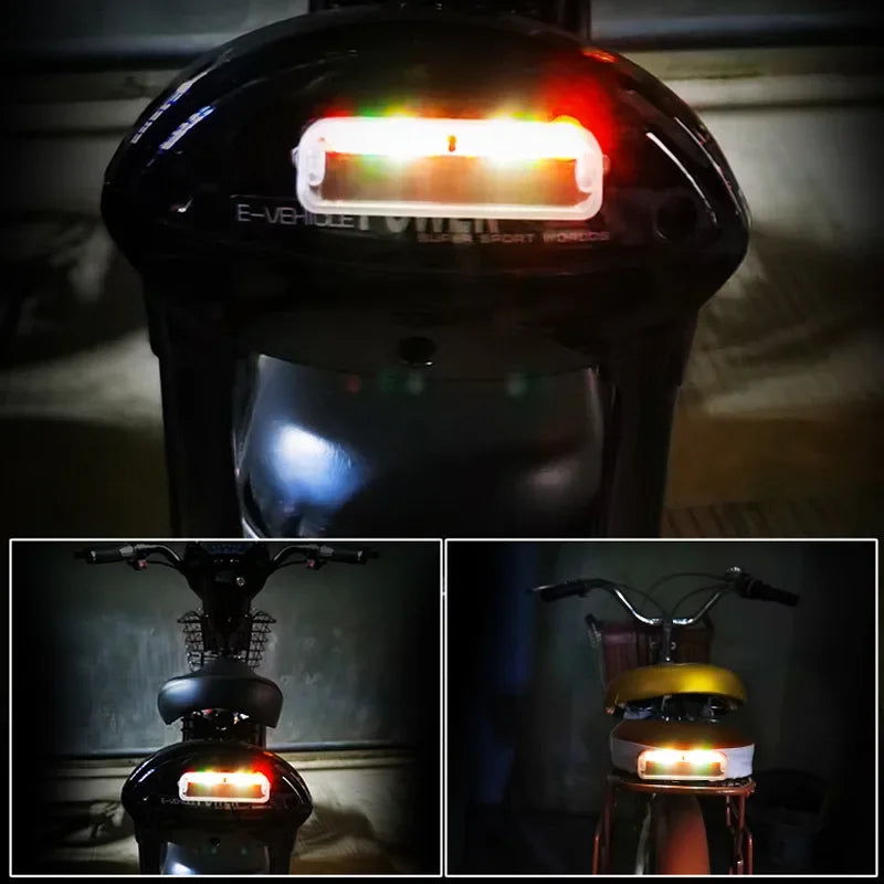 anti-rear-end Explosion Flashing Wiring Electric Motorcycle