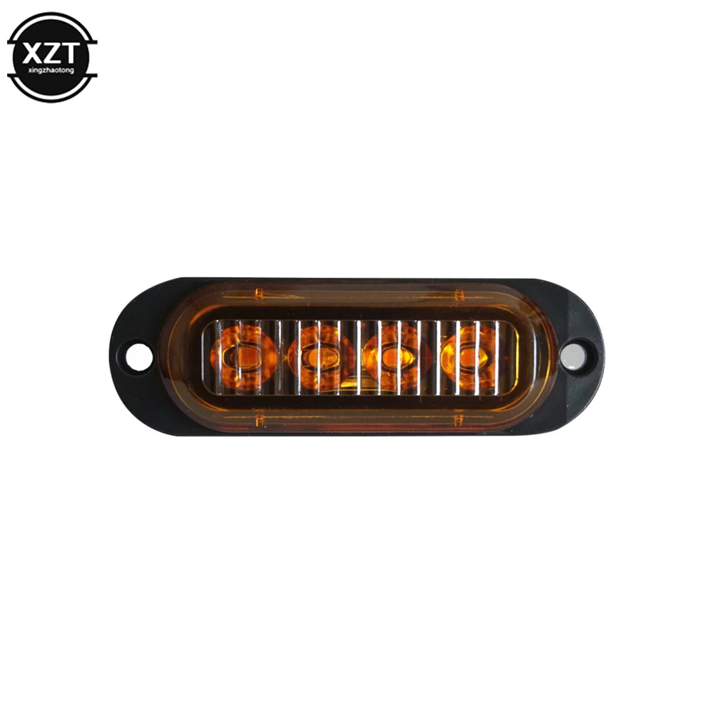 1PCS Warning 4LED Trailer Truck Red Green Yellow White