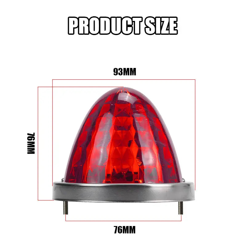 For Trailer Crane Tractor Truck Cab Roof Flash White Emergency