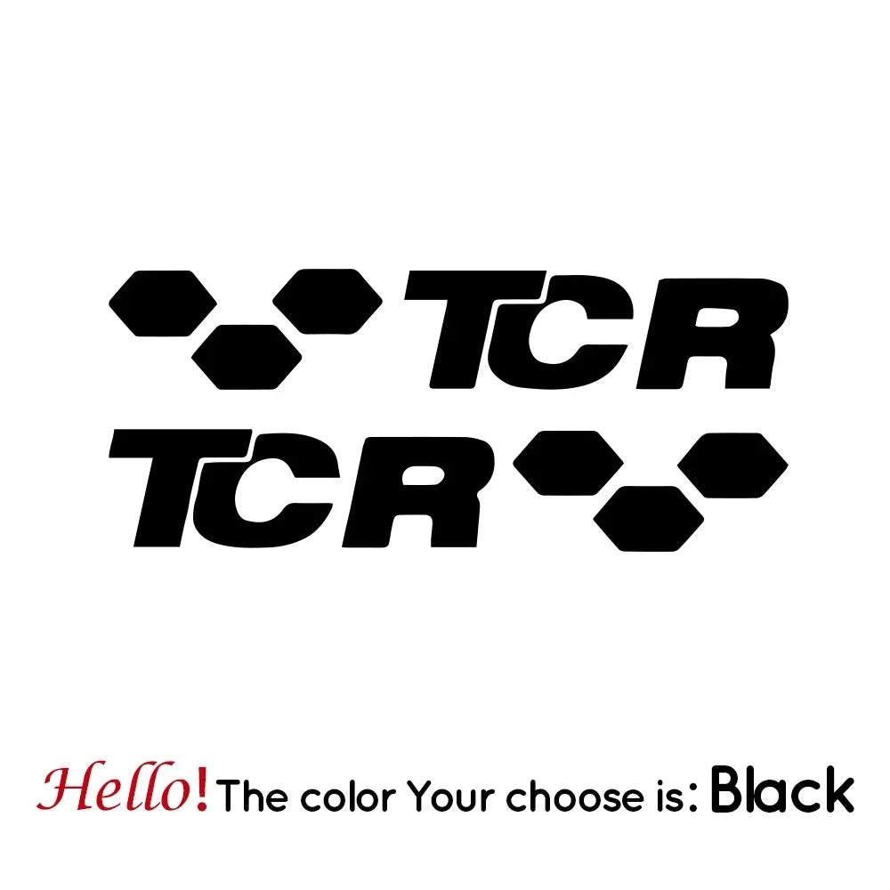 Tcr Left Right Vinyl Tuning Sticker Side Decor Decal