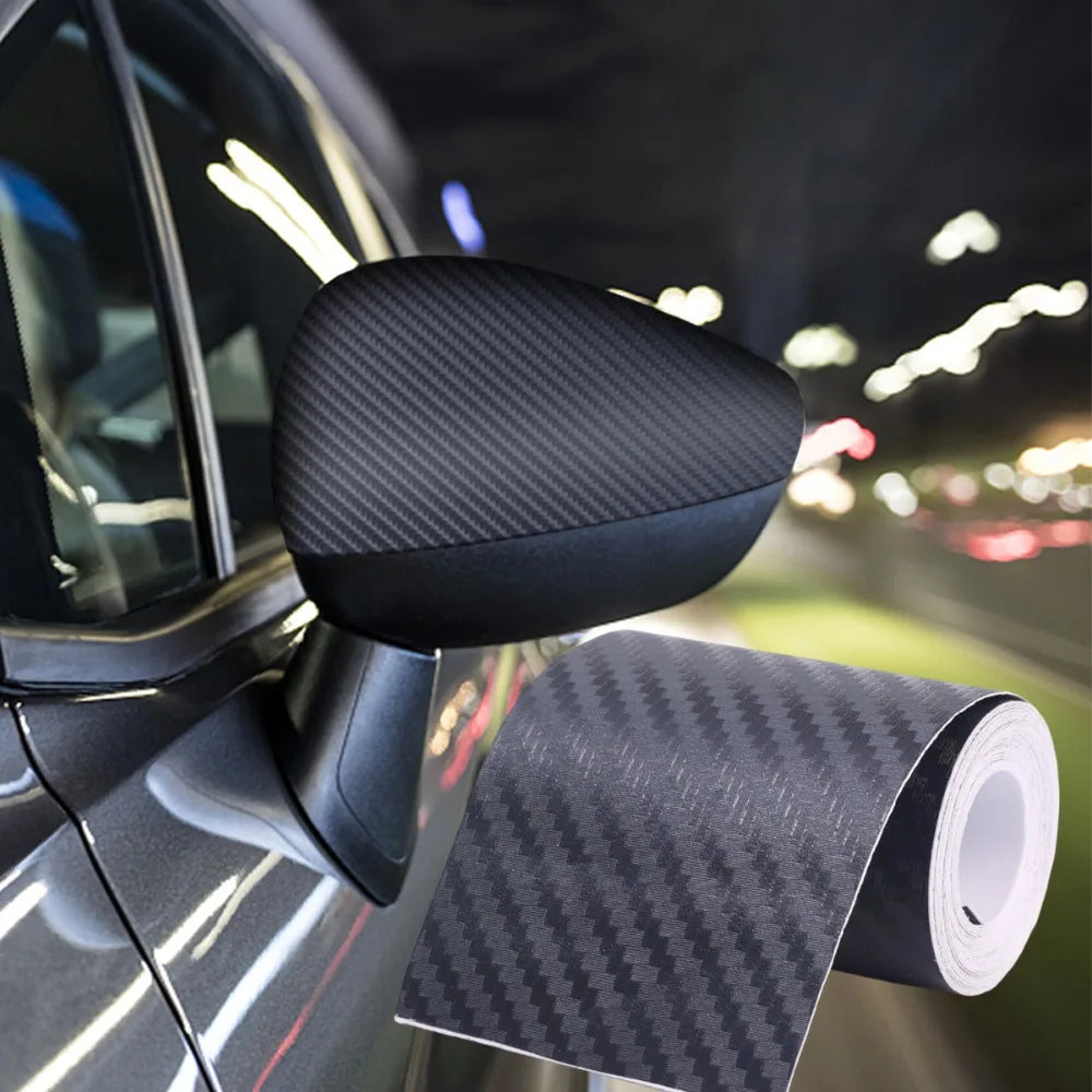 Carbon Fiber Door Sticker Threshold Trunk Anti Scratch Protective