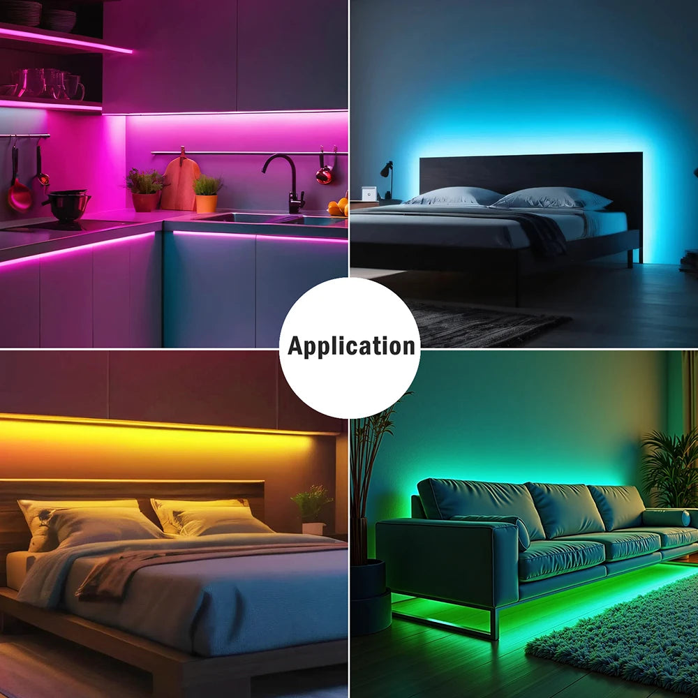 For Under Cabinet Bedroom Decor 5V Cob Strip Battery Power
