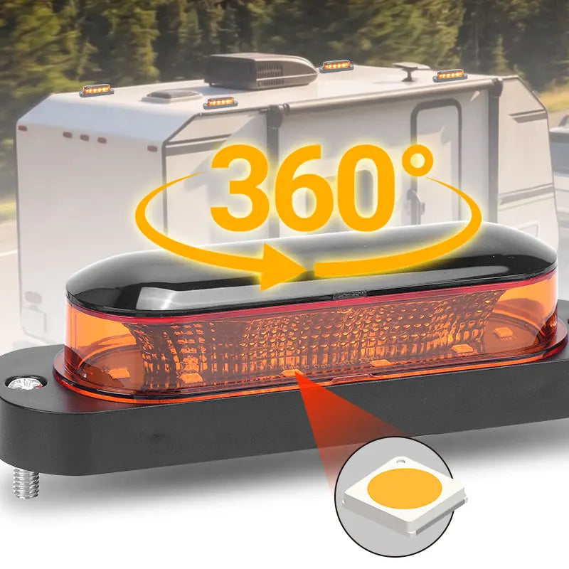 For Scania Volvo 360 Degree Flash Strobe Truck Emergency Warning
