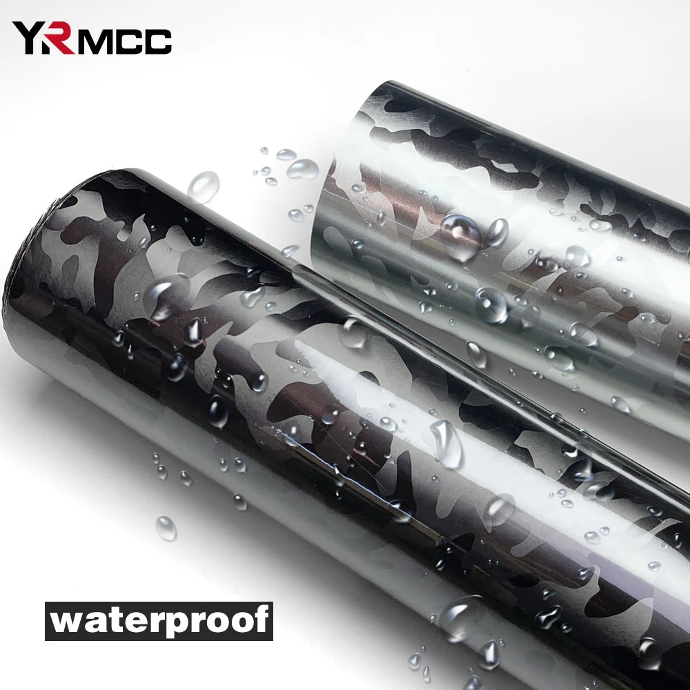 100cmx300cm Sticker Vinyl Carbon Fiber Film Ghost Gray Silver