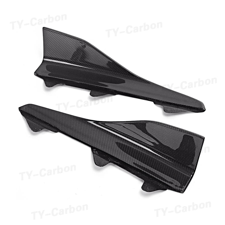 For BMW 2 Series F87 M2 Real Carbon Fiber Side Skirts Splitters