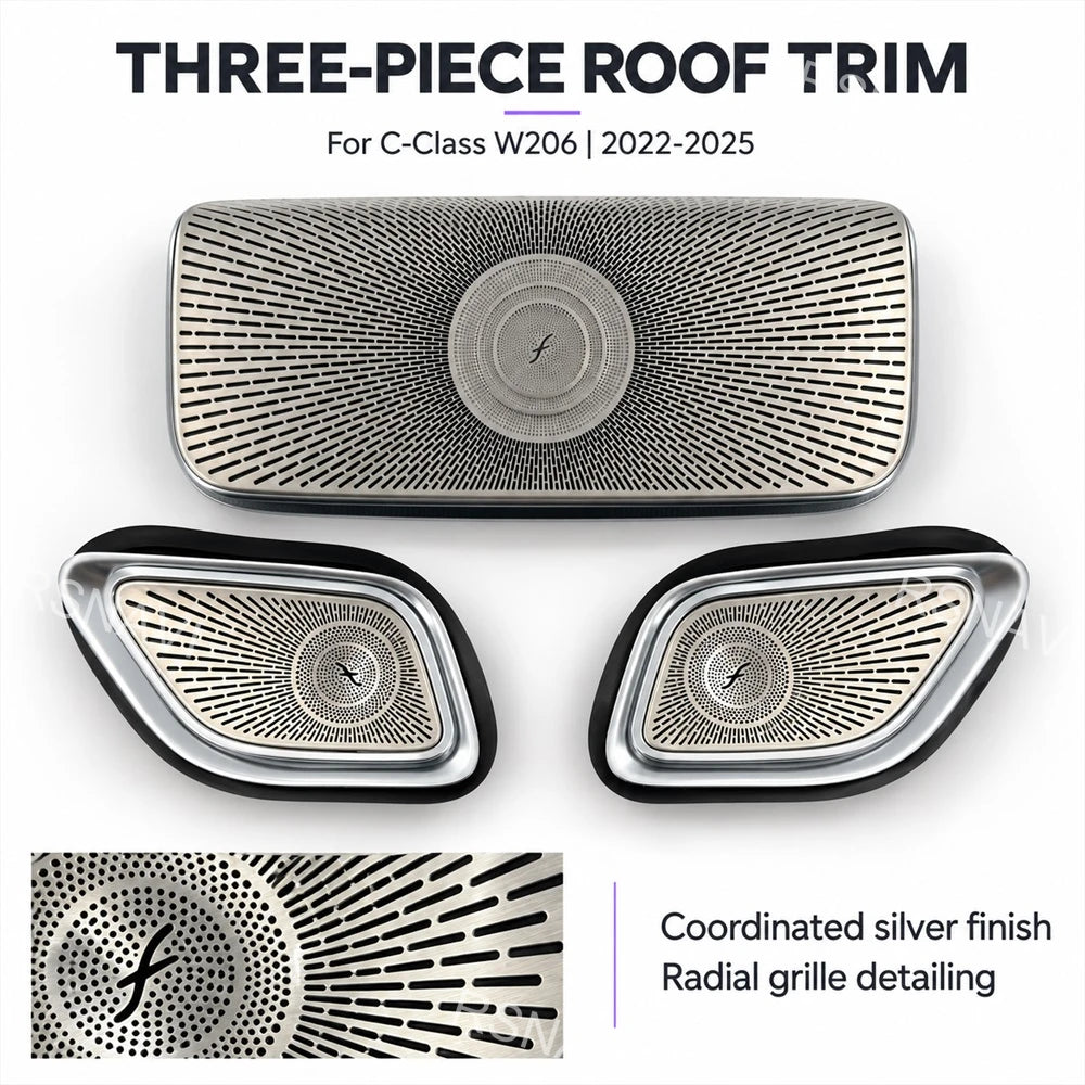 3-piece Roof Ambient Lighting Kit Compatible Mercedes-Benz