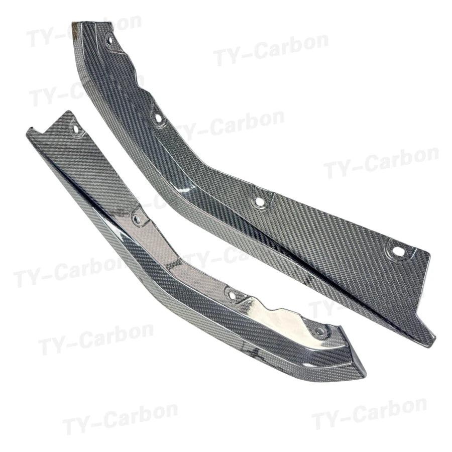 For BMW G81 G80 M3 G82 Dry Carbon Fiber Rear Splitter Lip