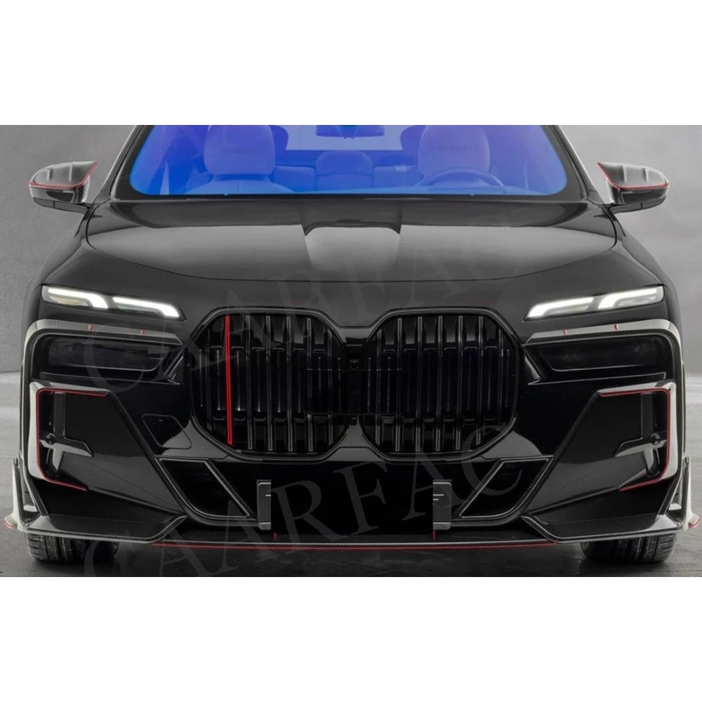 For BMW 7 Series G70 Sport Dry Carbon Fiber Bumper Air Intake