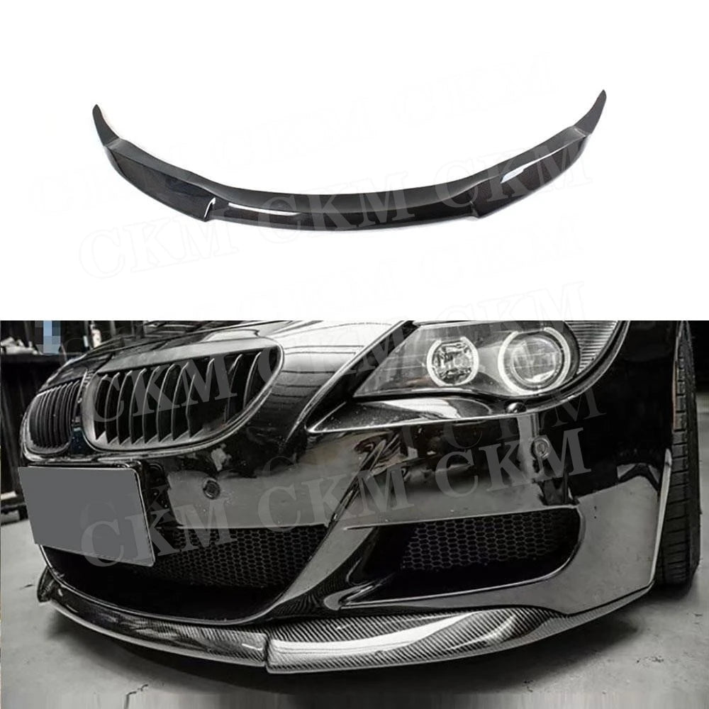 For BMW 6 Series E63 E64 Carbon Fiber Front Bumper Lip Spoiler