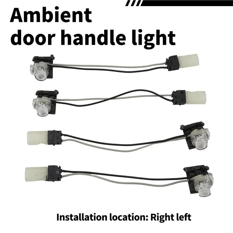 For Q7 A7 A8 A6L C7 aea6-4pcs Ambient Lighting Door Handle