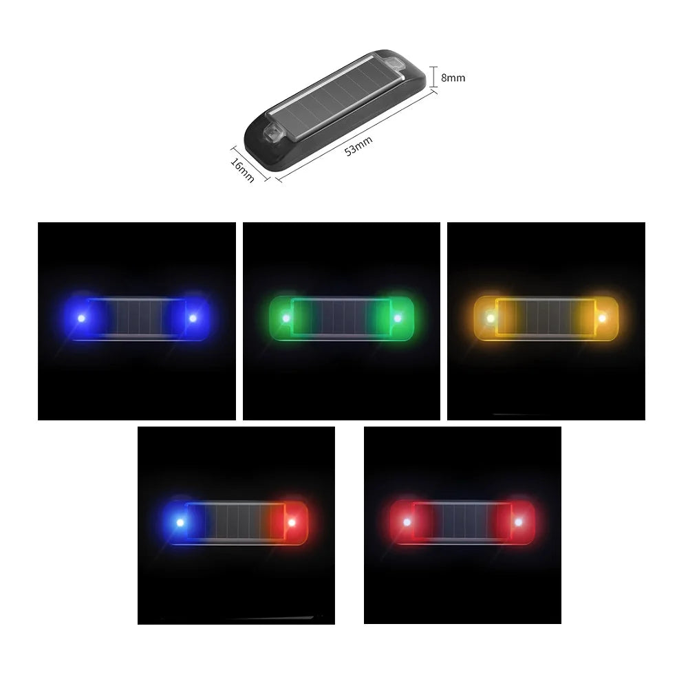 Waterproof Solar Power Warning Simulated Alarm Wireless