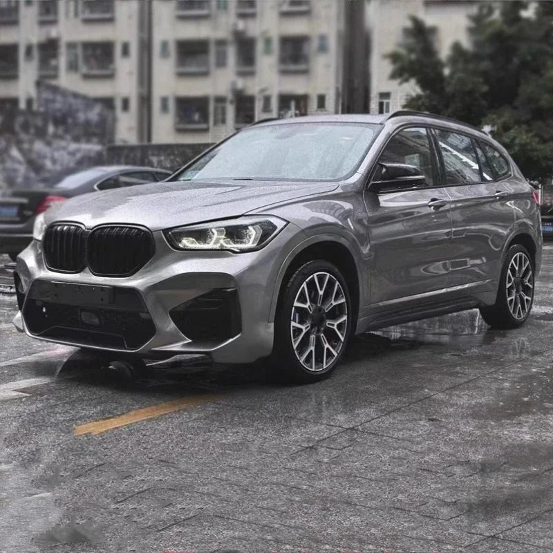 For BMW X1 F48 F49 16-19 Front Rear Bumper Tail Throat Grille