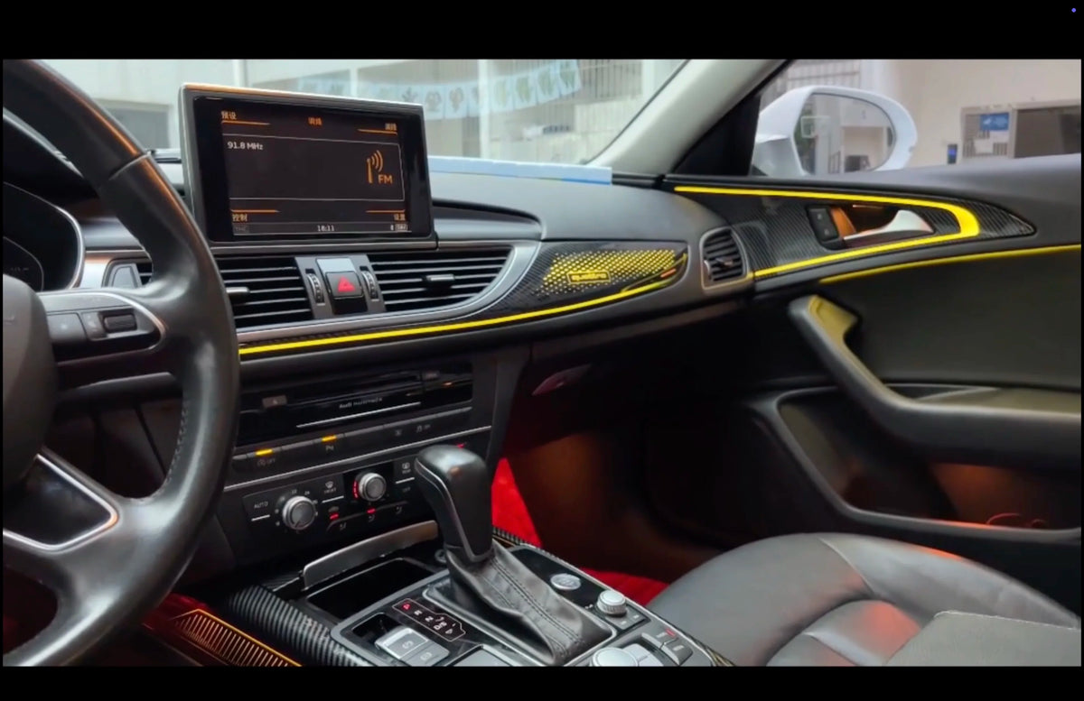 For Audi A6 S6 RS6 A7 C7 Dynamic Ambient Lighting Kit 2012-2018