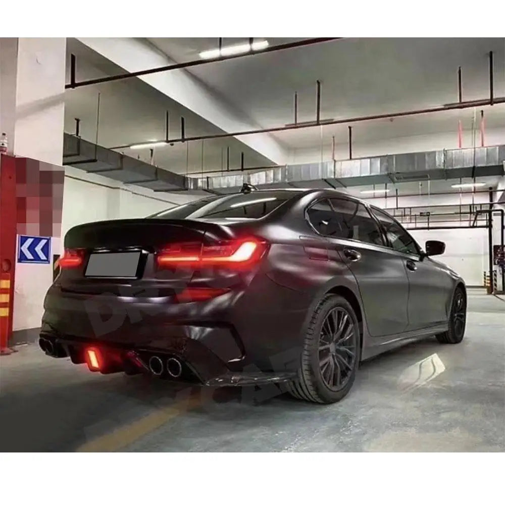 For BMW 3 Series G20 G28 Rear Bumpers Lip Diffuser Side