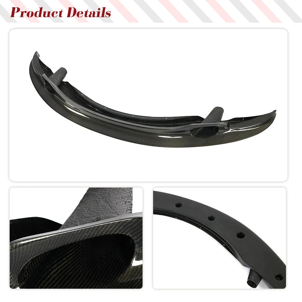 For BMW 3 Series M3 E90 Carbon Fiber Front Lip E92 E93 2008-2013
