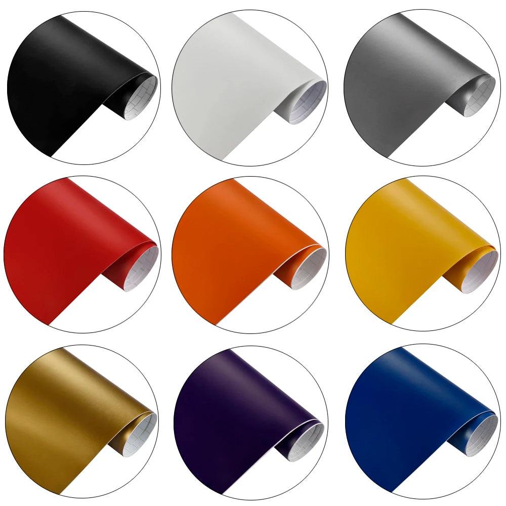 Matt Vinyl Film Sticker Foil Bubble Wrapping Motorcycle