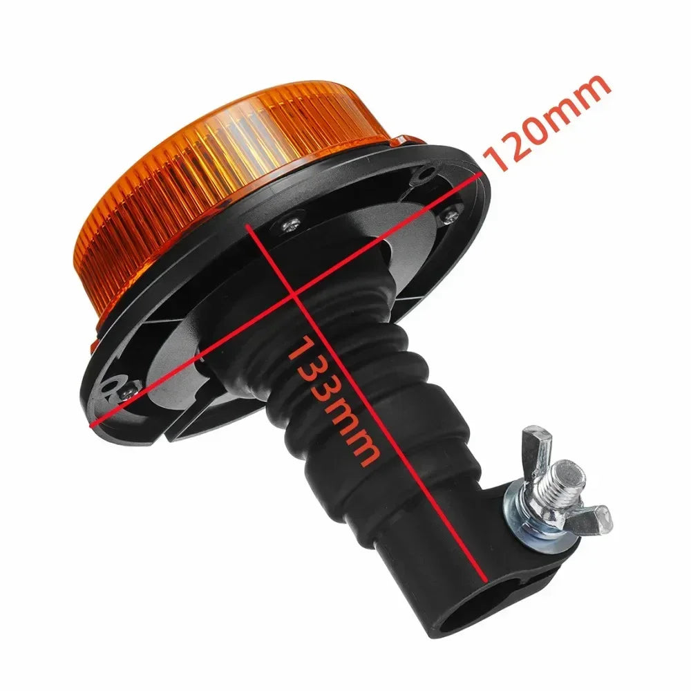 2PCS 12V 24V Waterproof Warning Emergency Strobe Mount Flashing