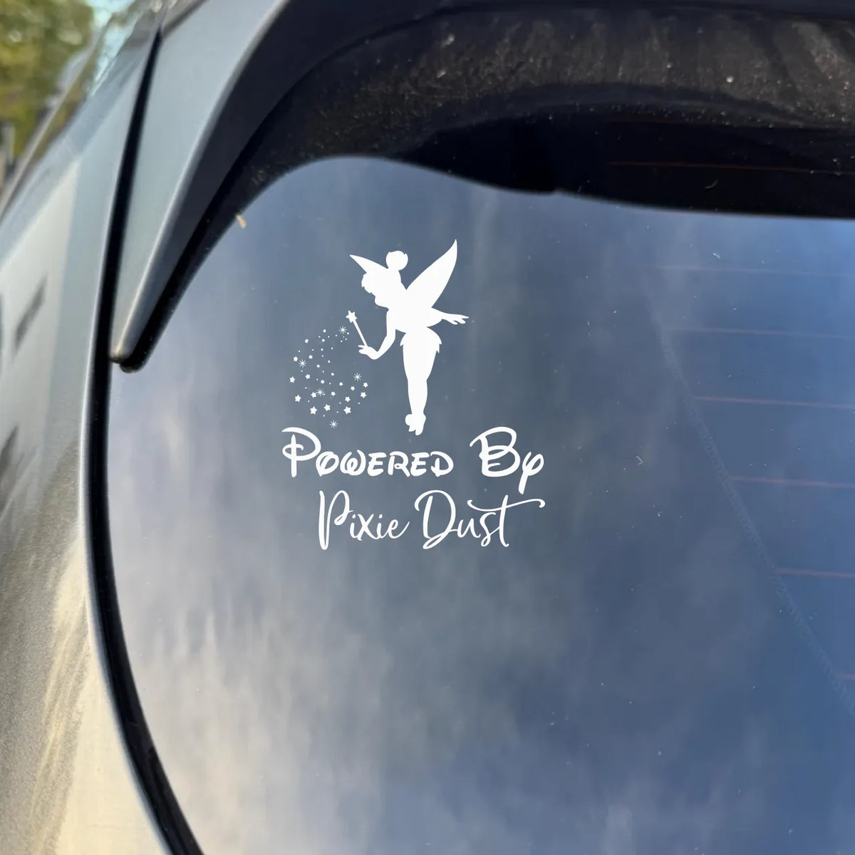 Magic Fairy Powered By Pixie Dust Rear Window Vinyl