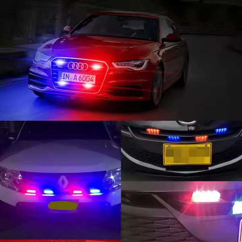 4X4 Strobe Warning Lamps Wireless Remote Control 12V 16LED