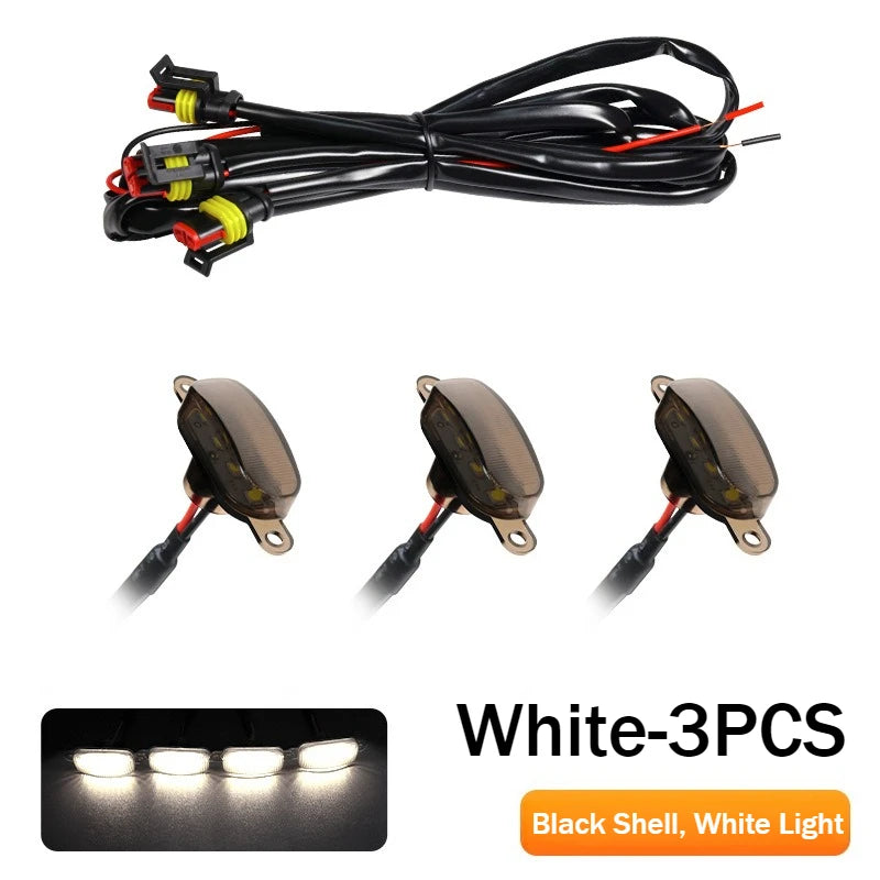For Off Road Trunk Front Amber White Grille Harness Eagle Eye