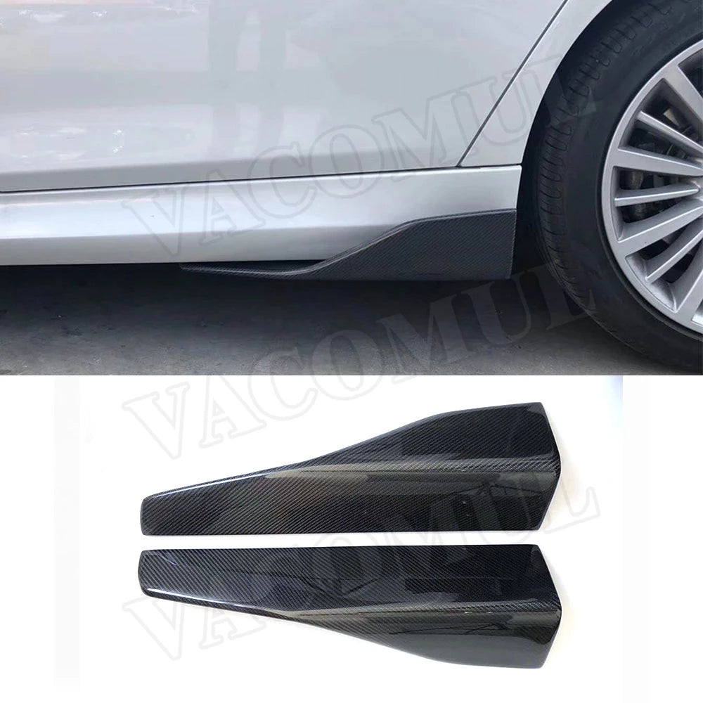 For BMW E87 E90 E92 E93 Vacomul Carbon Fiber Side Skirts Apron
