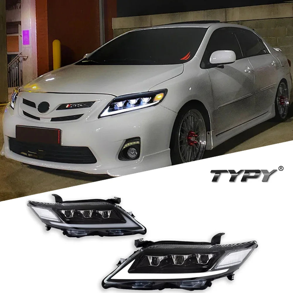 For Toyota Us Camry Headlights 2007-2011 Upgrade Modified Drl