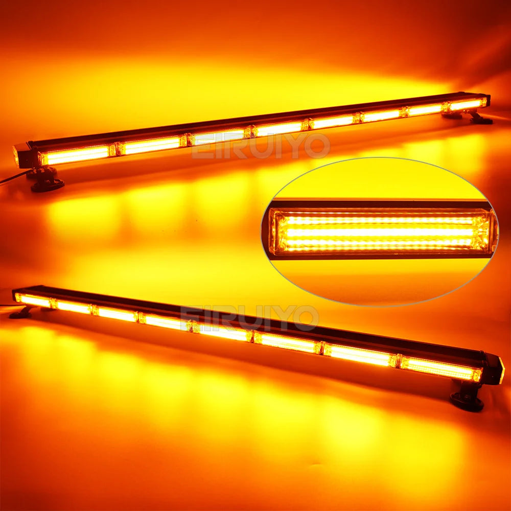 Eiruiyo Cob Strobe Bar Truck Emergency Warning 12V 24V