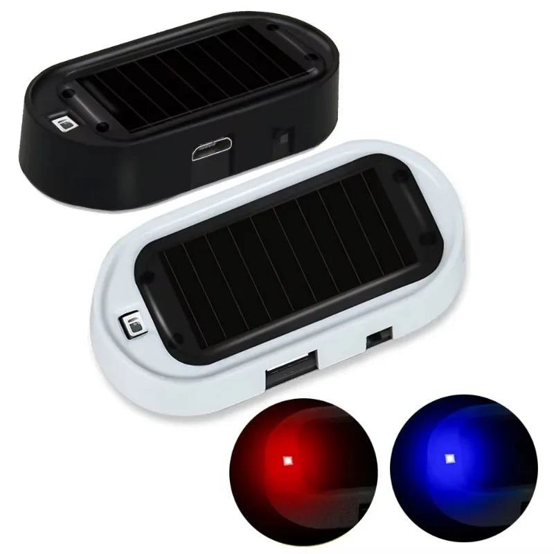 Solar Powered Simulated Dummy Alarm Fake Security Wireless