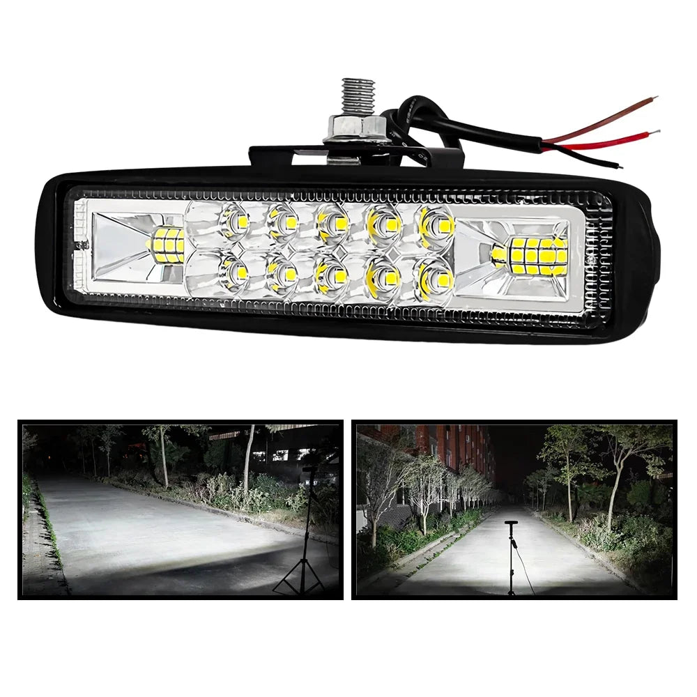 1PC 12V 60V Motorcycle Additional Low Beam Ebike Headlight