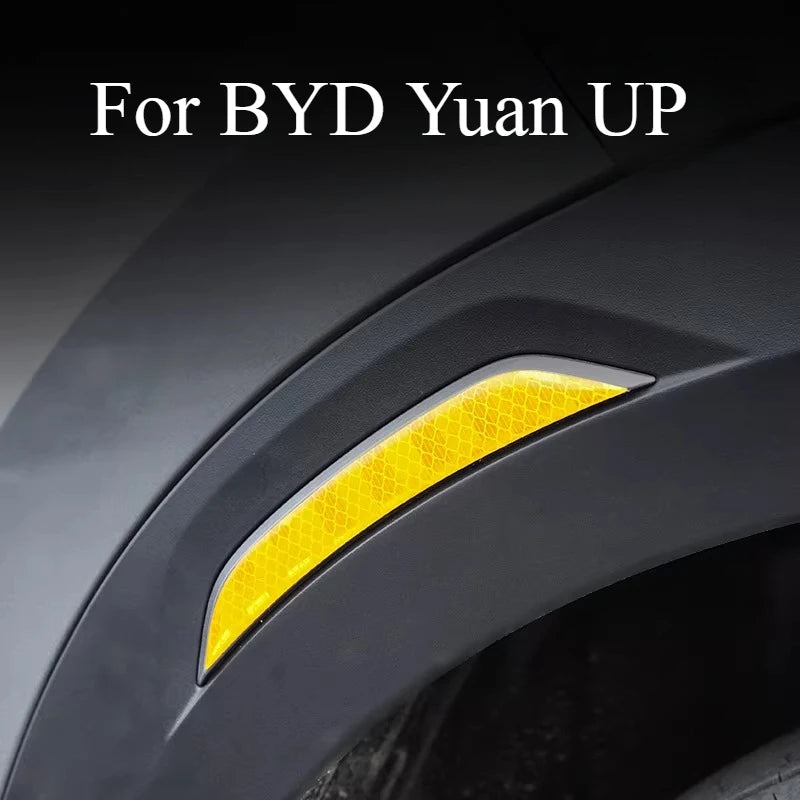 For BYD Yuan Up Wheel Eyebrow Reflective Stickers Exterior Full