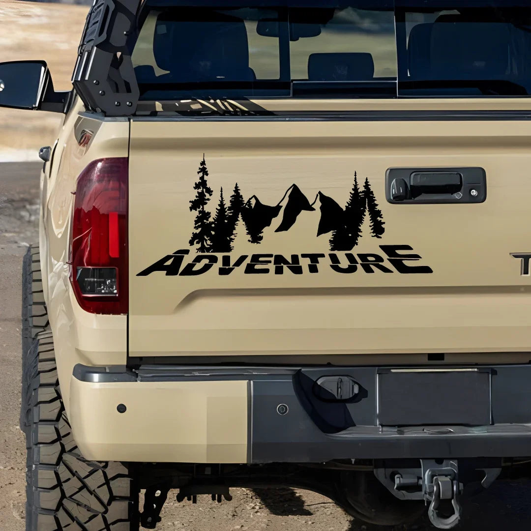Stickers Forest Adventure off-road Rear Windshield Camping Glass