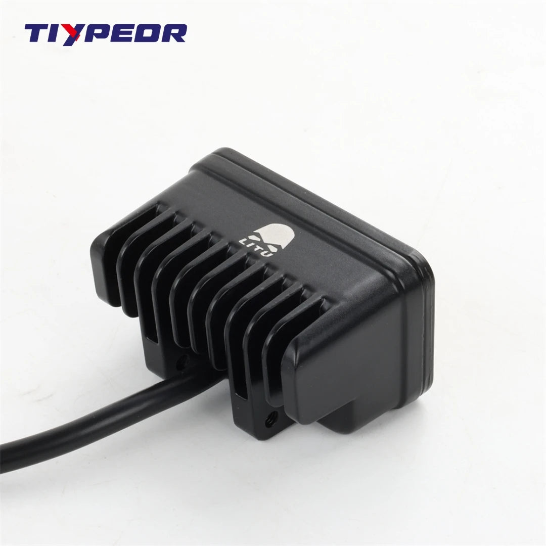 For Motorcycle Pickup Tiypeor Spotlight White Yellow Pod Driving