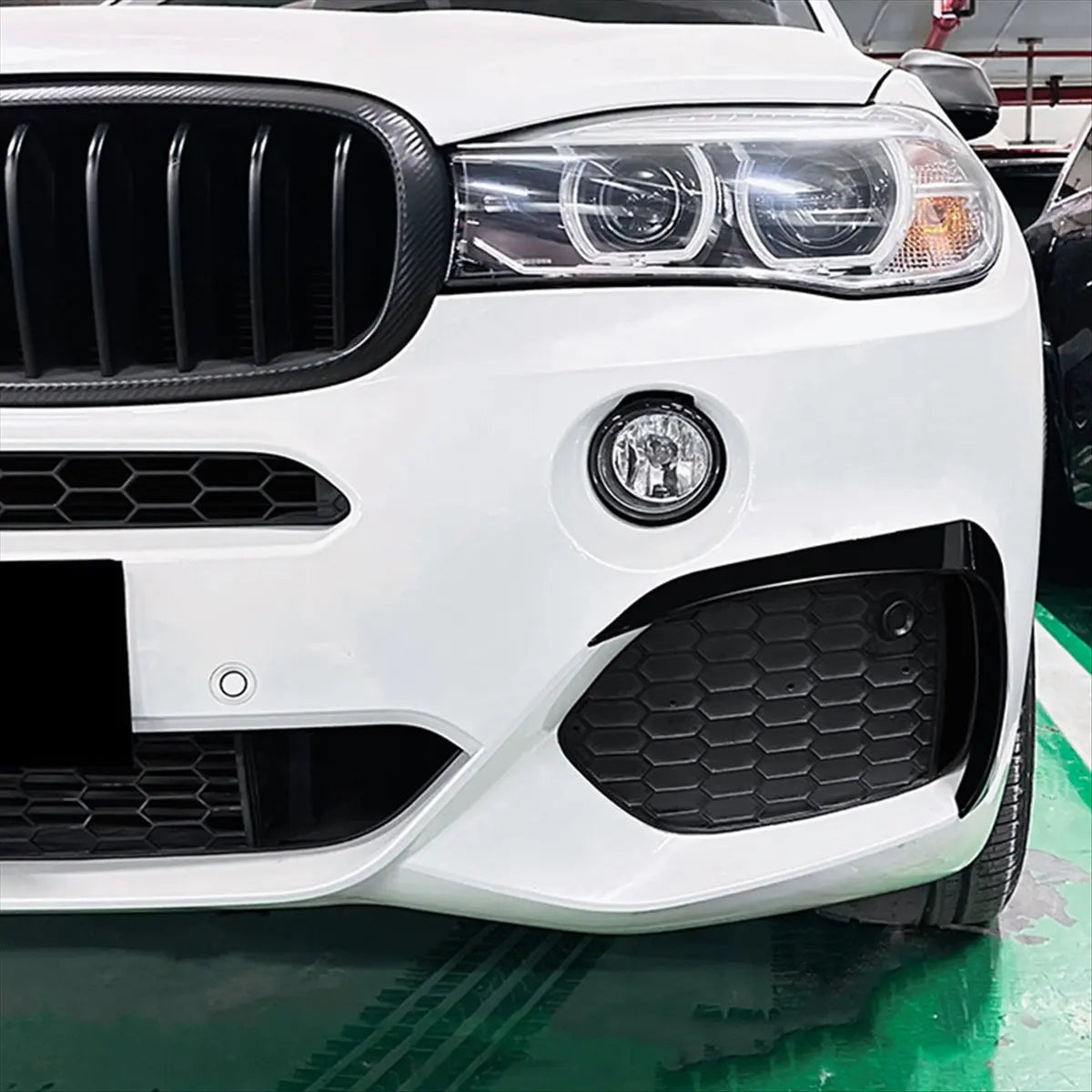 For BMW X5 F15 M Sport dtc2 Front Bumper Lip Side Spoiler Fog