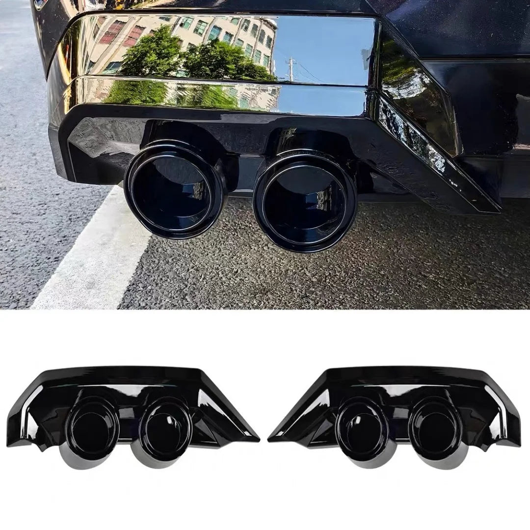 For BMW 5 Series I5 G60 Rear Bumper Diffuser Black Warrior