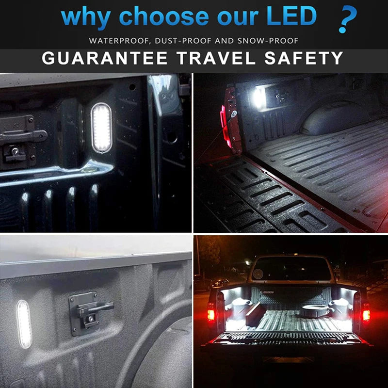 For Ford F150 Raptor F250 F350 2X 36SMD Truck Bed Cargo Assembly