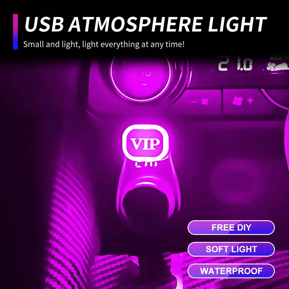 MINI USB Plug Atmosphere Emergency Lighting Mobile Power Interior