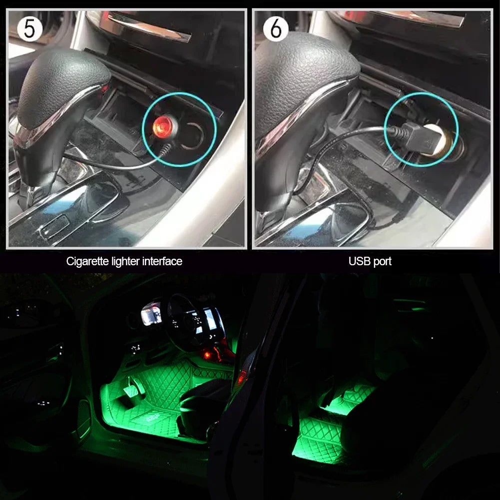 Bar Interior Backlight Ambient Mood Foot Cigarette Lighter