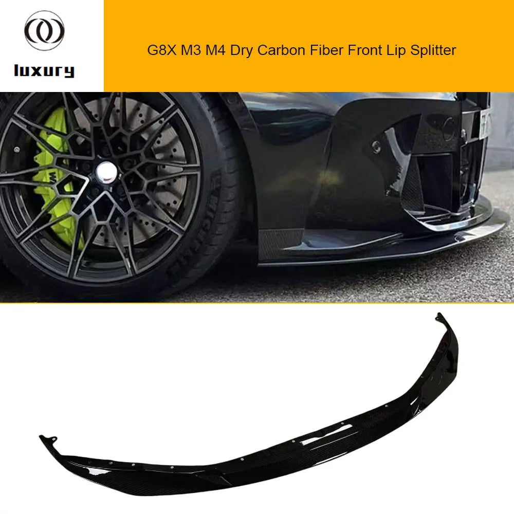 For BMW G80 G81 G82 G83 M3 M4 R44 V1 Dry Carbon Fiber Front