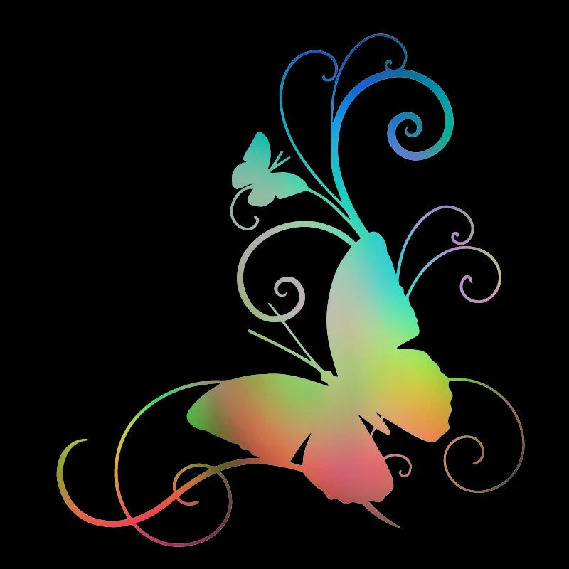 Sticker Stickers Butterfly Personality car-styling Custom Pvc