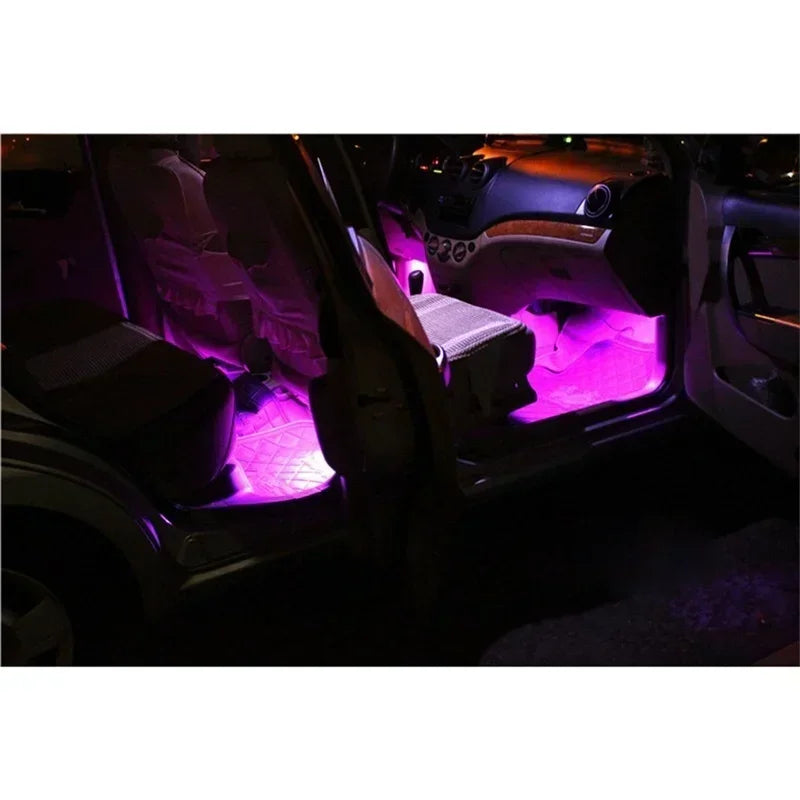 For Auto Interior Ambient Lighting Decoration RGB Strip 12V