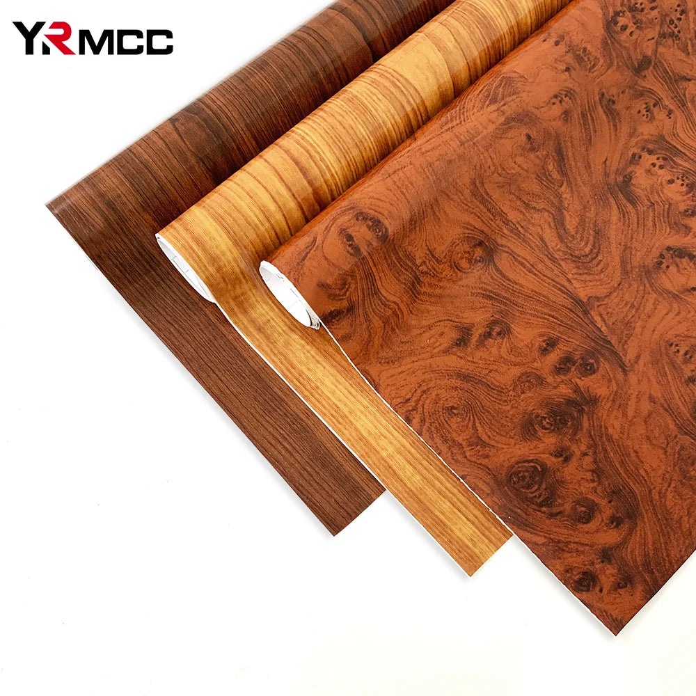 Wood Grain Stickers Interior Pvc Textured Protective Vinyl