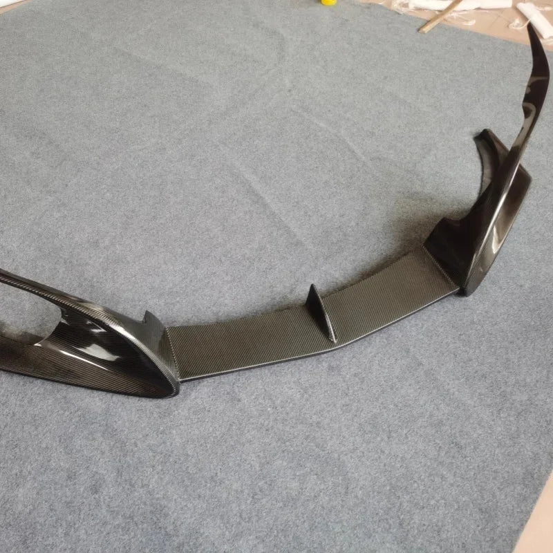 For BMW I8 Modified Topcar Style Carbon Fiber Front Bumper Lip