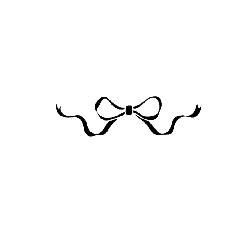 Bow Stickers Window Coquette Trendy Bumper Sticker External