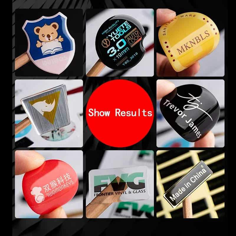 For Motorcycle 3D Skull Crystal Sticker Decal Resin Material