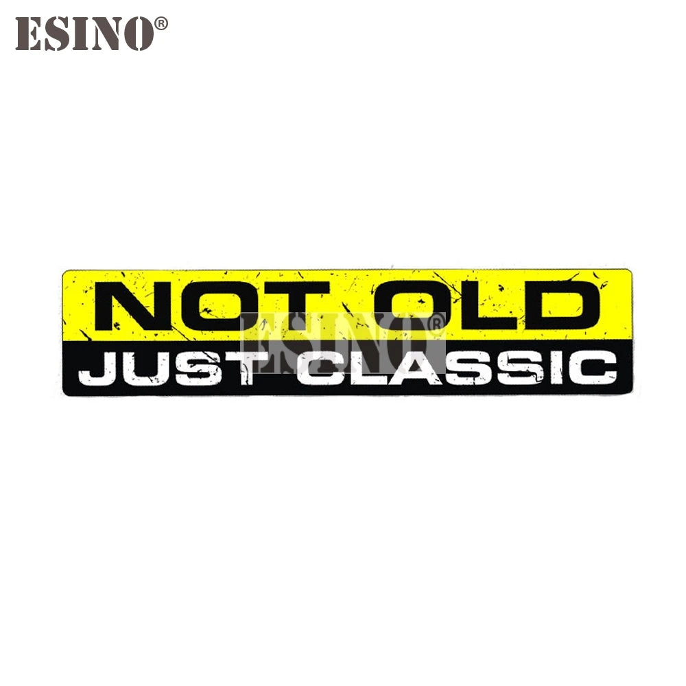 Creative Funny Not Old Just Classic Cartoon Pvc Waterproof
