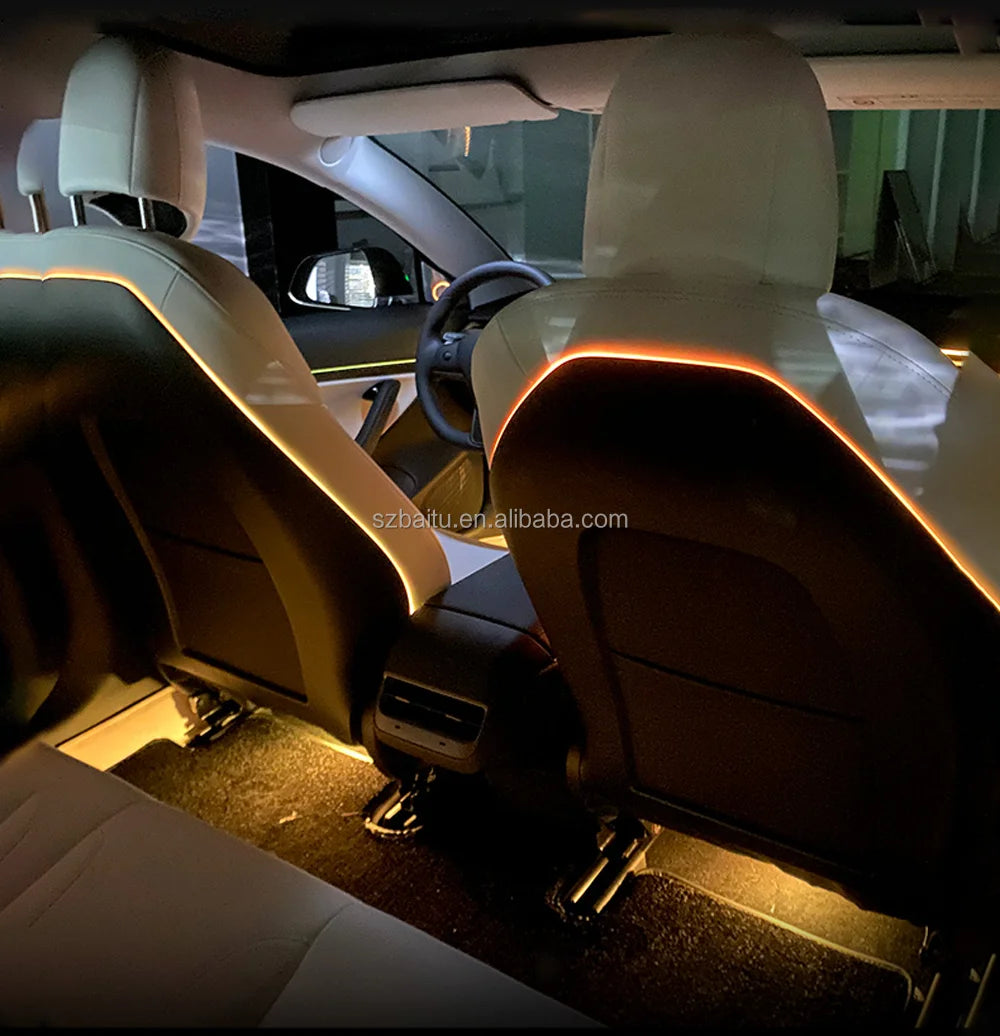 Ambient Lighting Kit Interior Atmosphere System Tesla Model
