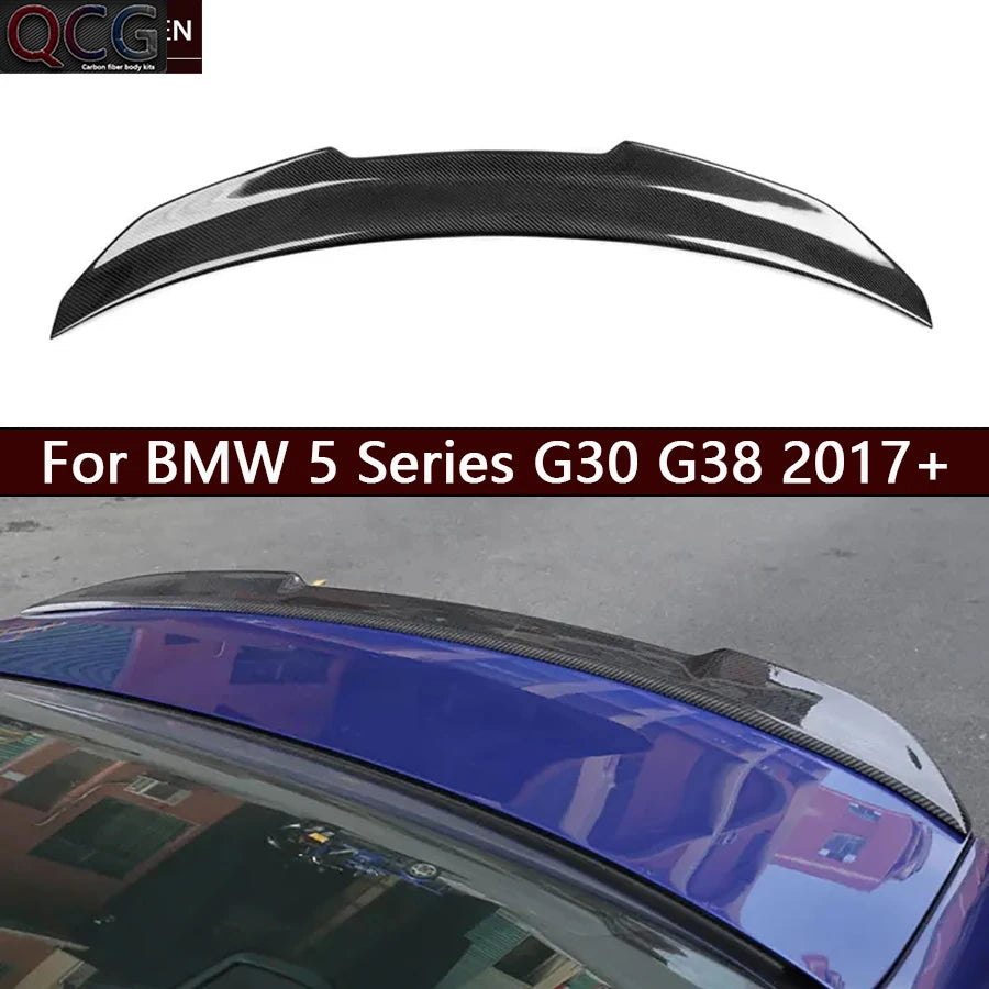 For BMW 5 Series G30 G38 540I 530I Carbon Fiber Spoiler Shunt