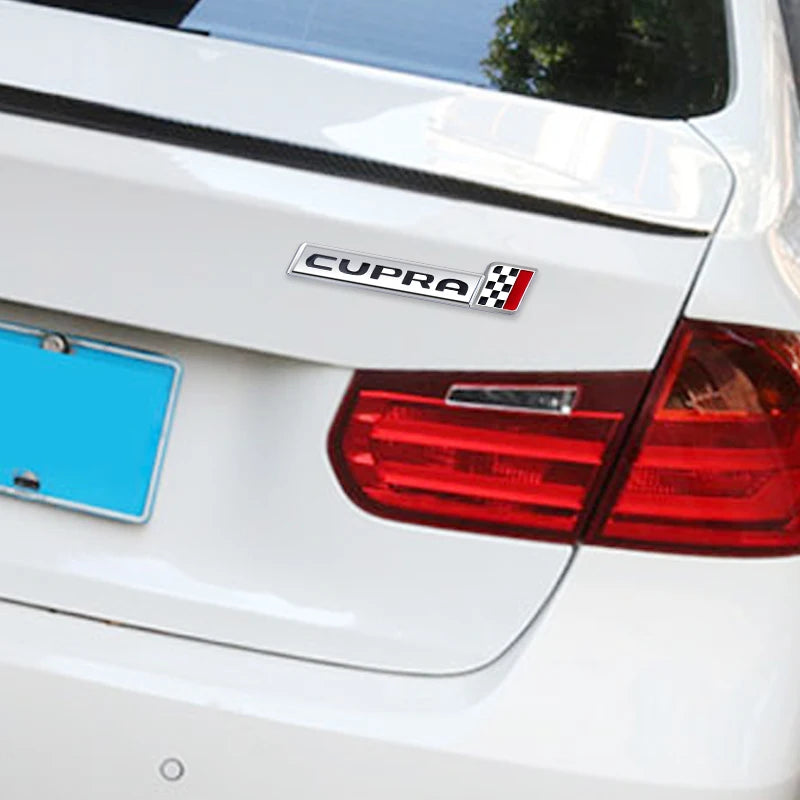 For SEAT Cupra Fr Leon Ibiza Metal Front Grille Emblem Stickers