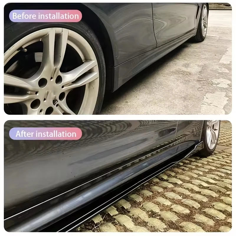 For BMW X4 G02 2020-2026 - 2.18m Sectional Side Skirt Extension