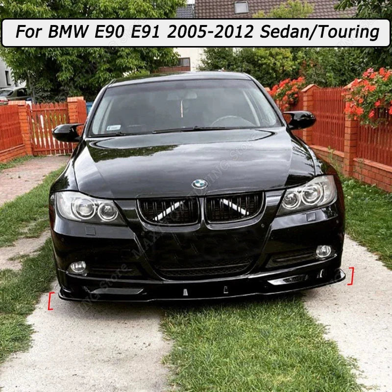 For BMW E90 E91 320I 330I Front Bumper Splitter Lip Diffuser